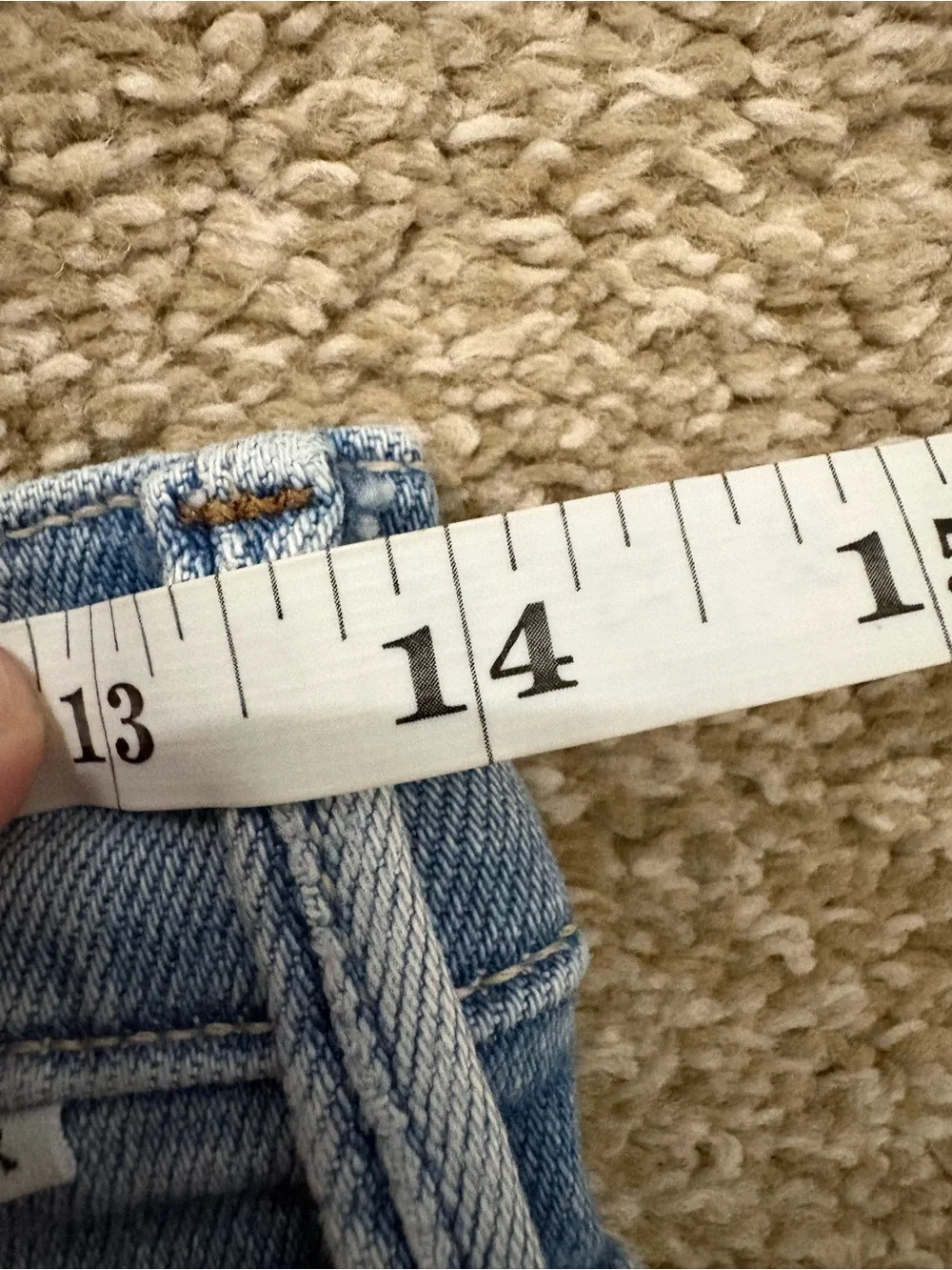 MOTHER Light Blue High-Rise Wide-Leg Jeans - Picture 9 of 12